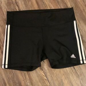 Adidas - Climalite black shorts with white stripes - Size XL